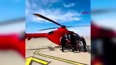 5 Aylık Bebek, Ambulans Helikopterle Elazığ'a Sevk Edildi