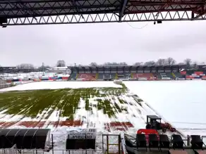 Düzcespor-Elazığ FK Maçı İçin Stadyum Hazırlığı