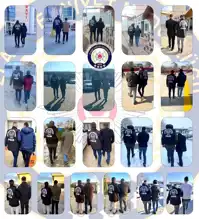 Elazığ'da 105 Şüpheli Tutuklama Operasyonu