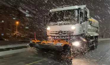Elazığ'da Yoğun Kar Temizliği
