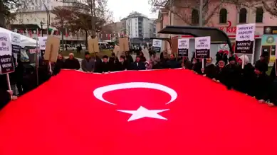 Elazığ'da Gazze İçin Sessiz Çığlık Eylemi