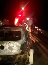Elazığ'da Seyir Halindeki Araçta Yangın!