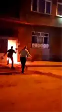 Elazığ'da Vatandaşlar Yangına Müdahale Etti