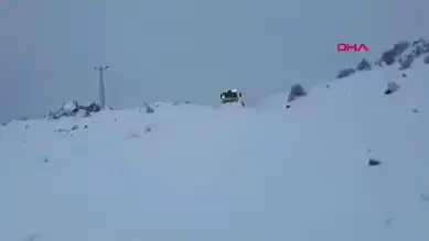Elazığ'da Kar Yağışı 106 Köy Yolunu Kapatı
