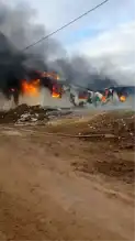 Elazığ Şantiyesinde Yangın: 2 Yaralı