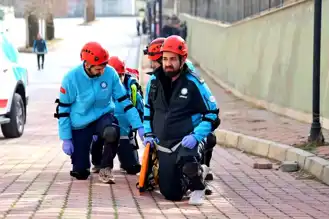 Fırat Üniversitesi'nde Deprem ve Yangın Tatbikatı