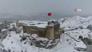Harput'ta Büyülü Kar Manzarası