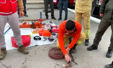 Kızılay'dan Elazığ'da Orman Yangını Eğitimi