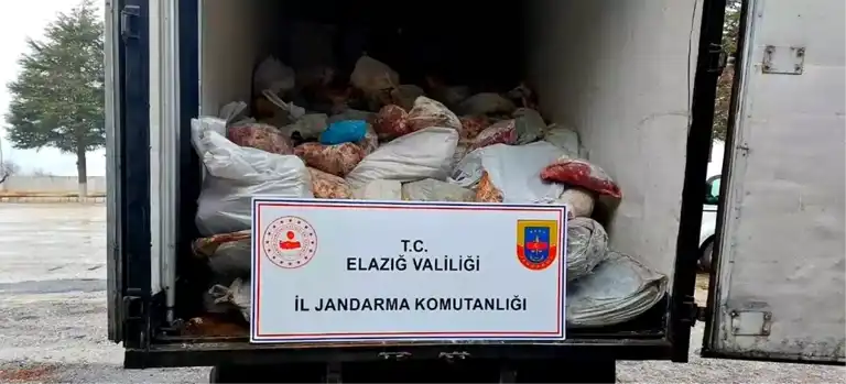 Elazığ'da 3 Milyon TL Değerinde Kaçak Et Operasyonu