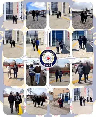 Elazığ'da 95 Aranan Şahıs Yakalandı, Silah Ele Geçirildi