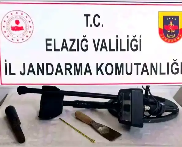 Elazığ'da Kaçak Kazıcılar Yakalandı
