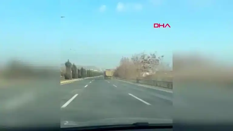 Elazığ'da Kamyon Tekeri Dehşeti! Şoförün Kahramanca Mücadelesi