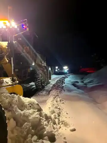 Elazığ'da Kar Yağışı: 94 Köy Yolu Kapandı