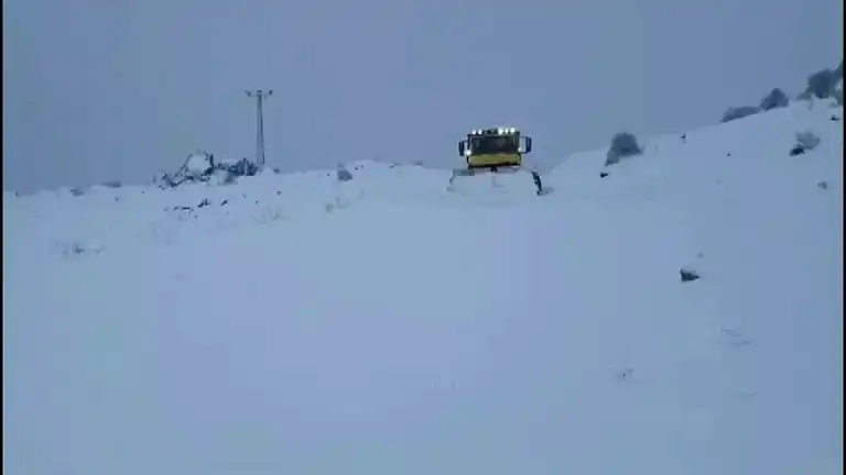 Elazığ'da 106 Köy Yolu Kar Altında