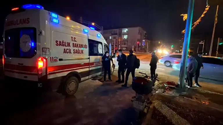 Elazığ'da Motosiklet Kazası: 2 Yaralı