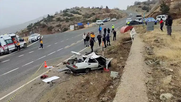 Elazığ Alacakaya'da Trafik Kazası: 1 Ölü
