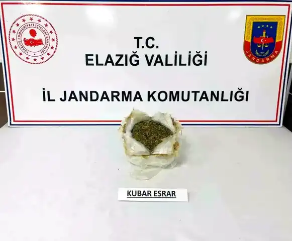 Elazığ'da 1 Kilo Esrar Ele Geçirildi, 1 Gözaltı