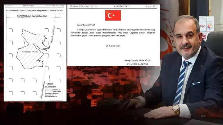 Doğu Anadolu'da Yeni Organize Sanayi Bölgesi Yolu Açıldı